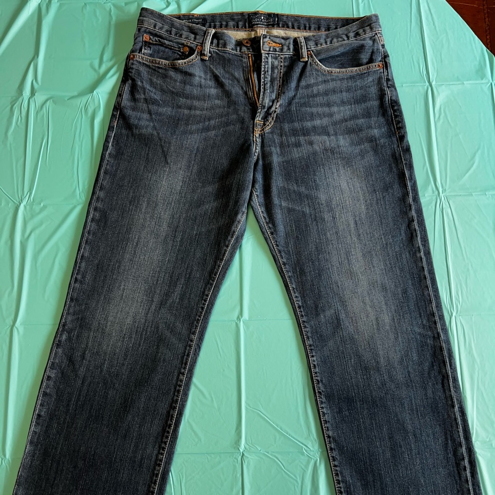 Lucky Brand Blue Relaxed Jeans with Vintage Wash